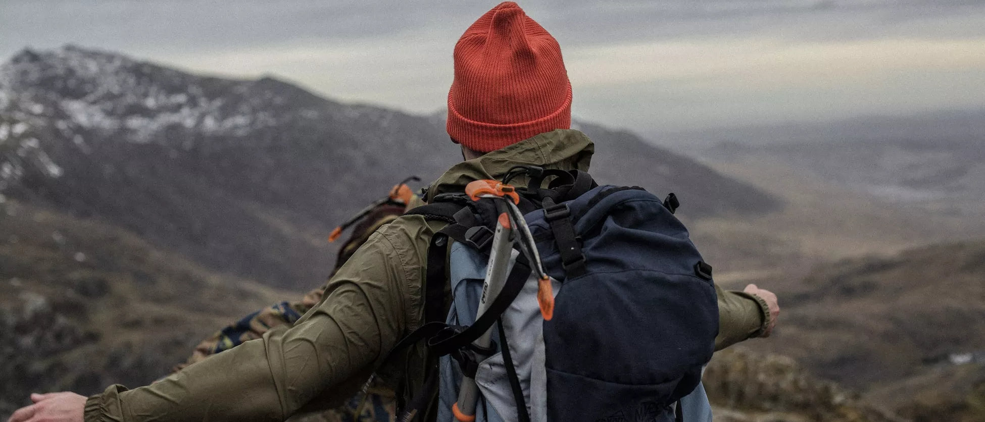 Man in the mountains