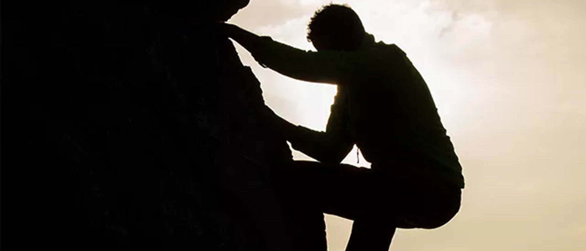 Climber Silhouetted