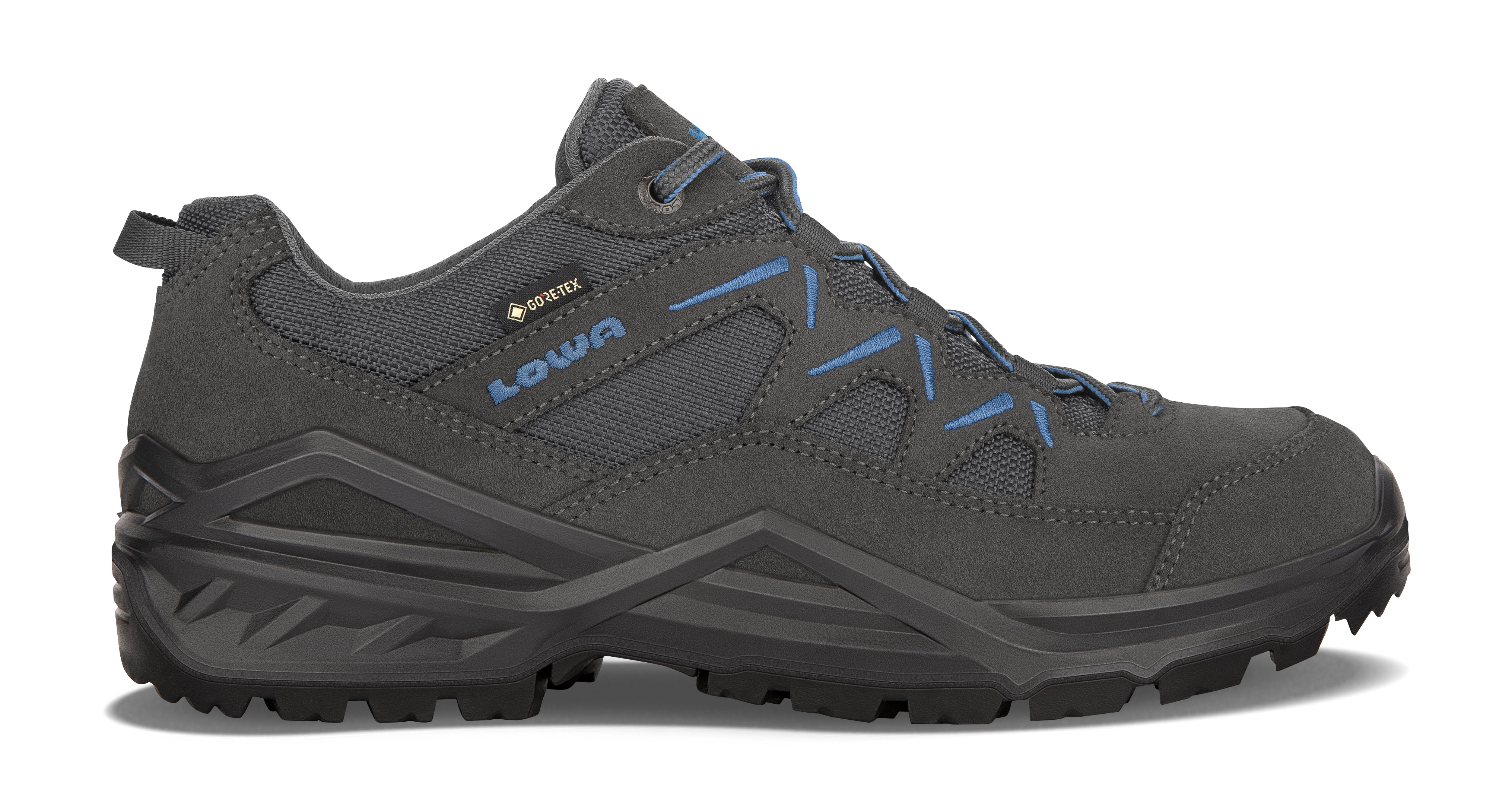 LOWA Sirkos Evo GTX LO Men's Walking Shoe Graphite/Blue