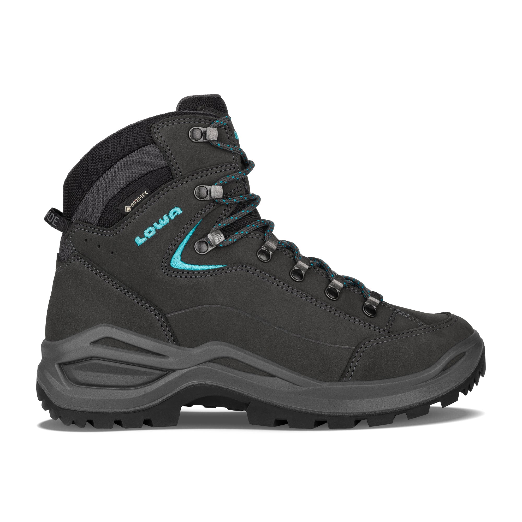 LOWA Renegade Evo GTX Mid Ws Asphalt/Turquoise